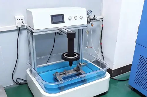 Sealing and waterproof quality test for industrial glass covers