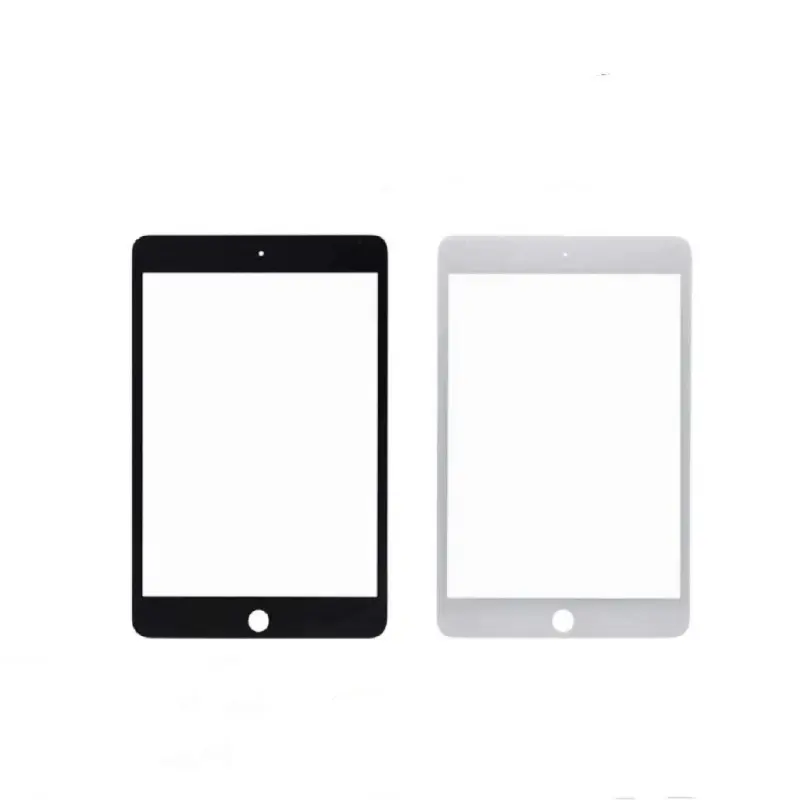 Smart home cover glass panel with black border for touchscreen display protection
