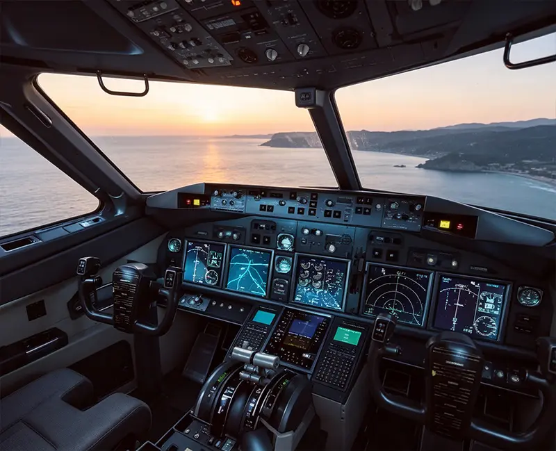 aerospace avionics display aluminosilicate glass panel
