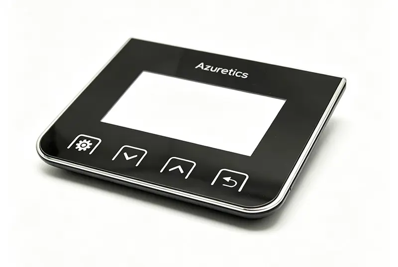 custom agc dragontrial glass front panel cover lens for smart home video intercom