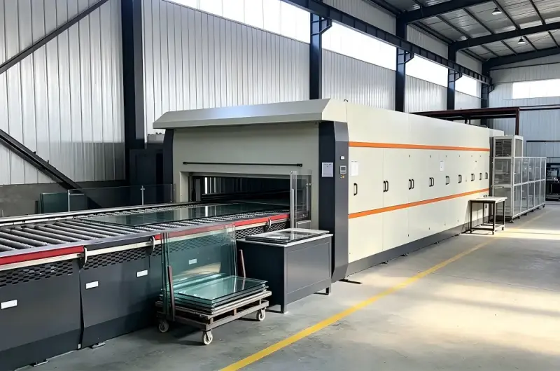 physical-tempering-furnace-machine-processing for custom glass cover panel