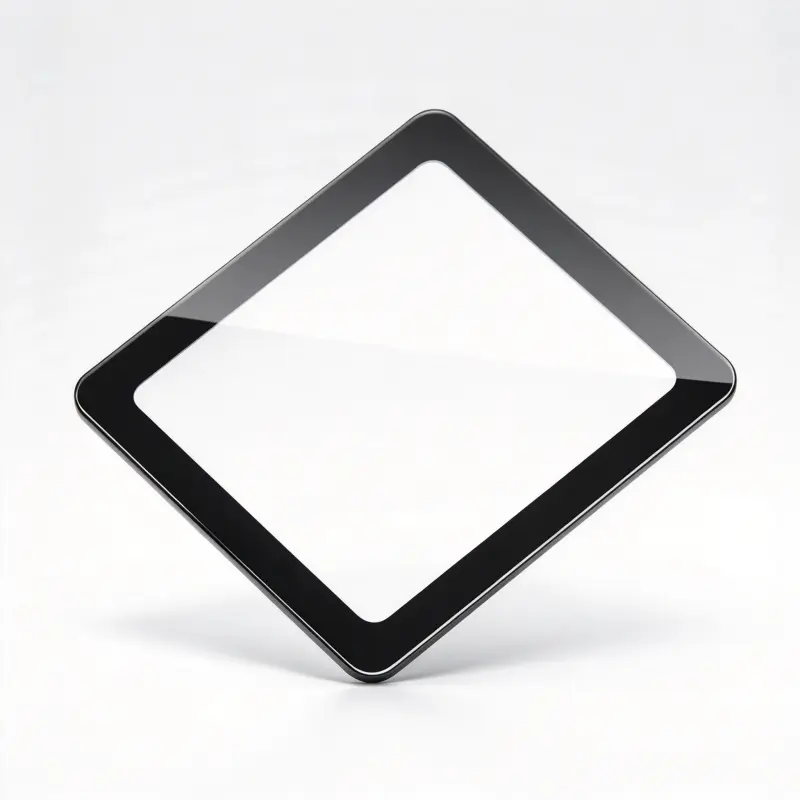Tempered tablet cover glass for LCD touch screen with enhanced durability and scratch resistance